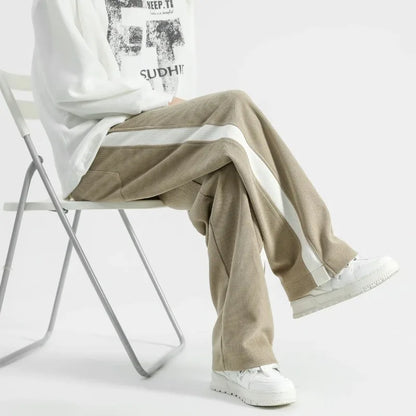 Logan Relaxed Fit Sweatpants | Side Stripe Sweatpants