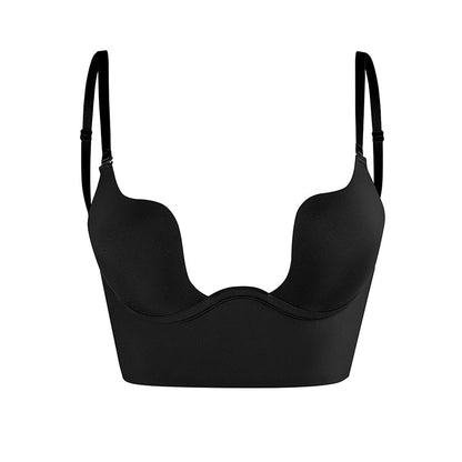 Soutien-gorge dos nu femme – Armature galbante – Bretelles réglables invisibles – Tissu respirant sans coutures