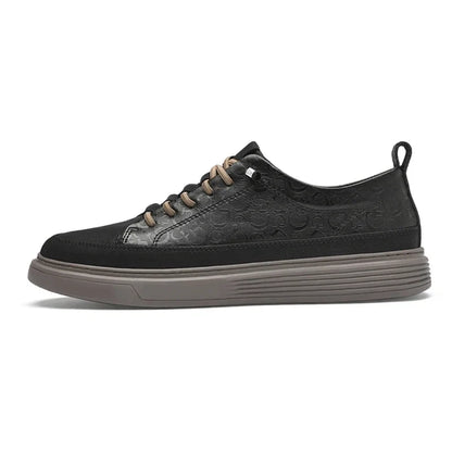 Sebastian Lace-Up Sneaker | Monogram Stacked Sole Sneaker