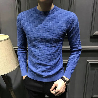 Alexander Regular Fit Pullover Sweater | Textured Sweater