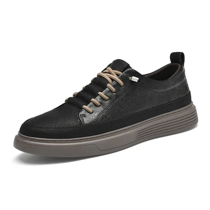 Sebastian Lace-Up Sneaker | Monogram Stacked Sole Sneaker