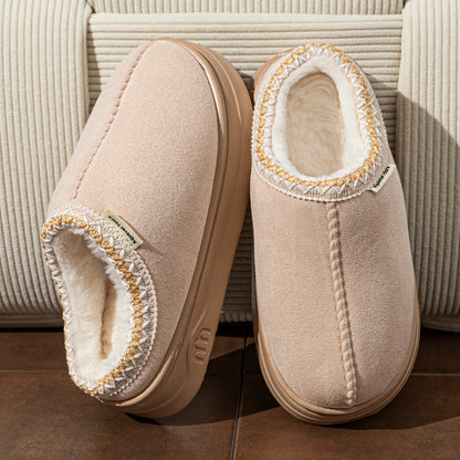Emma Fleece Orthopedic Slip-On Slippers | Plush Lining Slippers