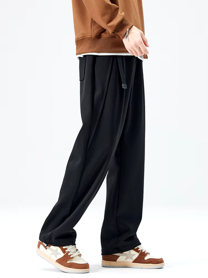 Alfie Relaxed Fit Sweatpants | Belted Pockets Sweatpants