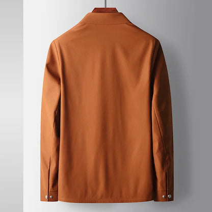 Edward Regular Fit Jacket | Zip Front, Plaid Lining Jacket