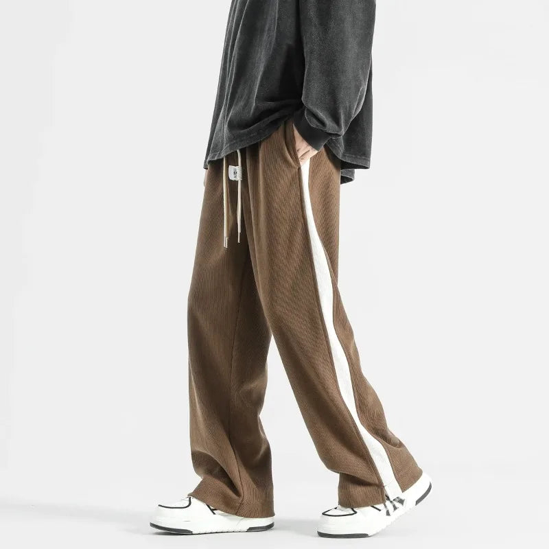 Logan Relaxed Fit Sweatpants | Side Stripe Sweatpants