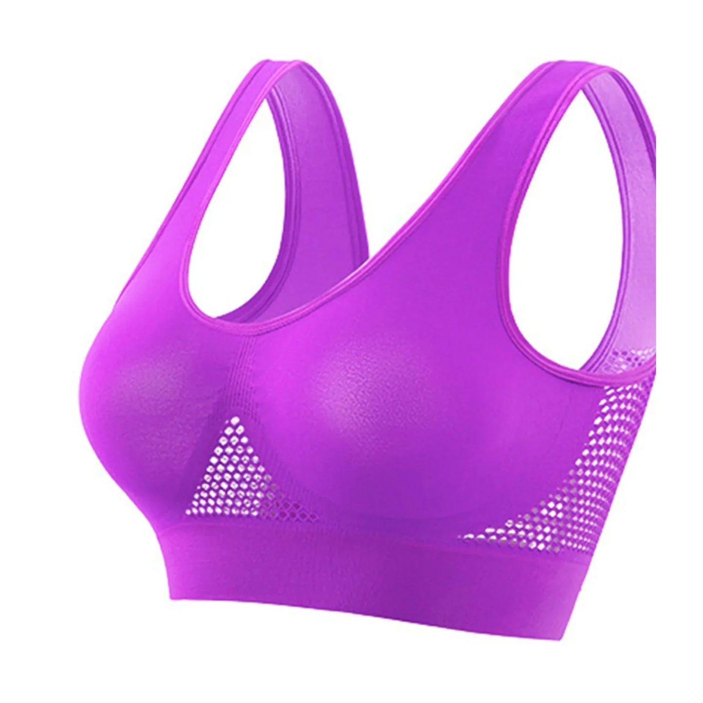 Women's sports bra – high support – racerback – breathable stretch fabric