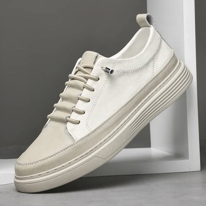 Sebastian Lace-Up Sneaker | Monogram Stacked Sole Sneaker