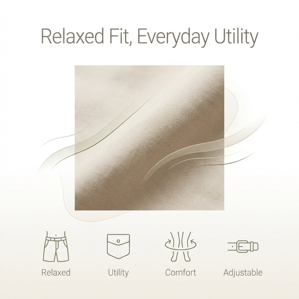 Camouflage Knee-Length Shorts for Men – Adjustable Fit & Utility