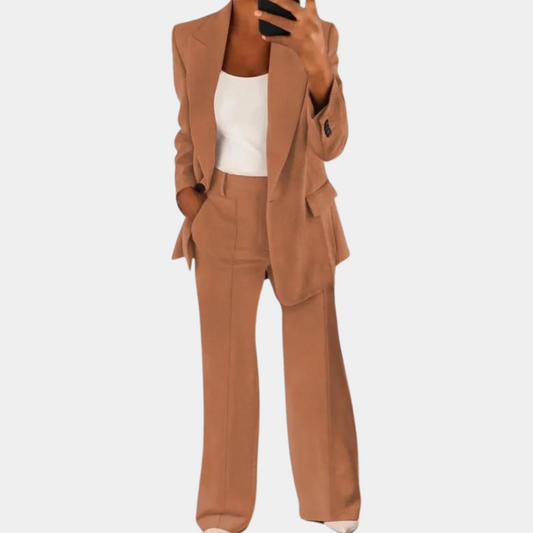 Maria Two-Piece Set | Relaxed Blazer, Wide-Leg Two-Piece Set