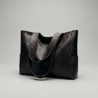 Vintage Large Capacity Vegan Tote Bag For Daily Use