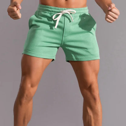 Men's shorts – Relaxed fit – Natural breathable fibers – Adjustable waist