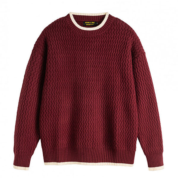 Tommy Relaxed Fit Pullover Sweater | Zigzag Pullover Sweater