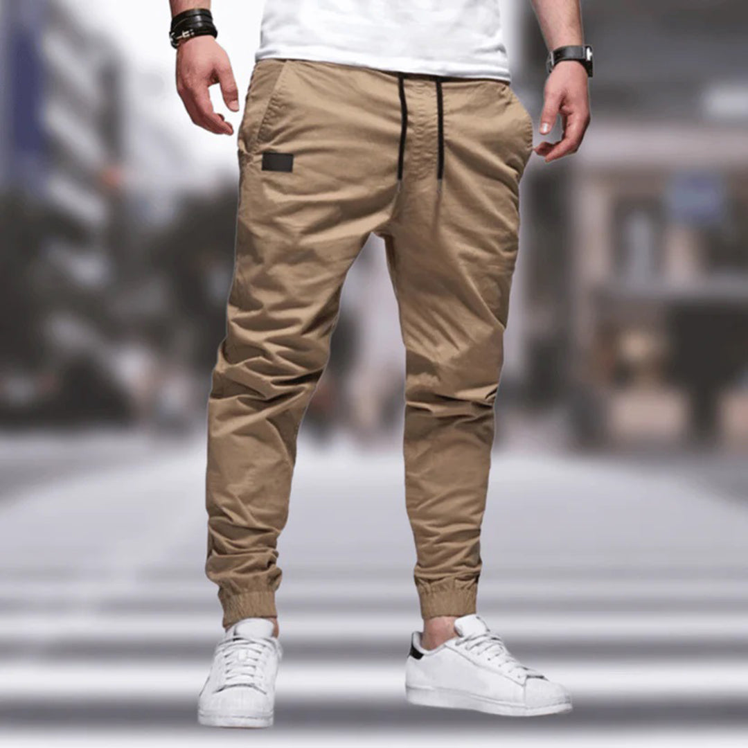 Reuben Tapered Jogger Pants | Side Pockets Jogger Pants