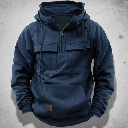 Finley Quarter-Zip Hoodie | Relaxed Fit, Kangaroo Pocket Hoodie