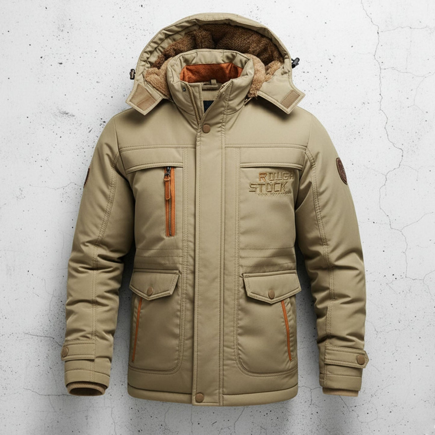Tommy Relaxed Fit Parka | Fur Trim Hood & Cargo Pockets Parka