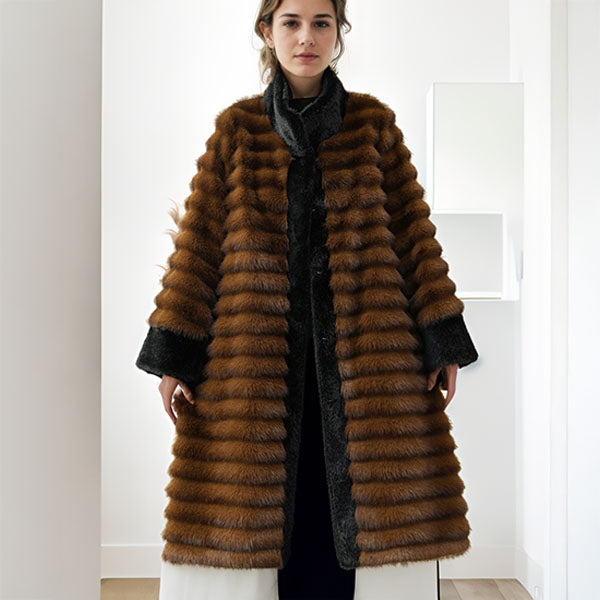 Emma Full-Length Coat | Collared, Button Front Coat