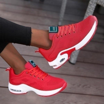 Chaussures de sport femme – Maille respirante – Semelle amortissante – Ajustement ergonomique