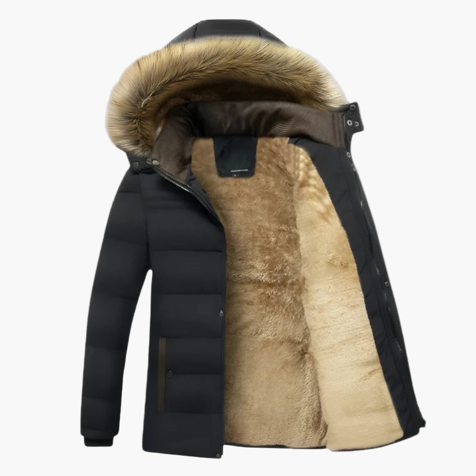 Leo Fur-Lined Winter Jacket | Heavy-Duty Coat