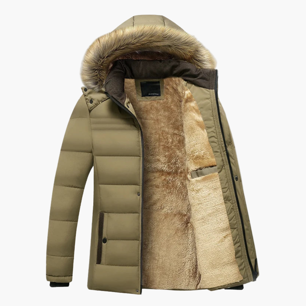 Leo Fur-Lined Winter Jacket | Heavy-Duty Coat