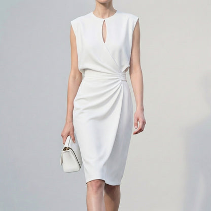 Ruched Waist Cocktail Dress for Women – Elegant & Flattering Fit