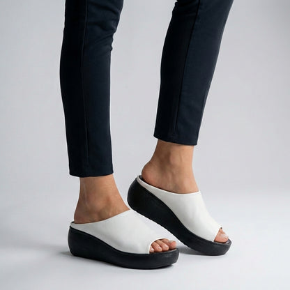 Orthopedic Platform Slide Sandals for Women – All-Day Comfort & Support