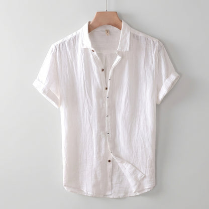 Relaxed Fit Short Sleeve Shirt for Men – Casual & Breathable Comfort