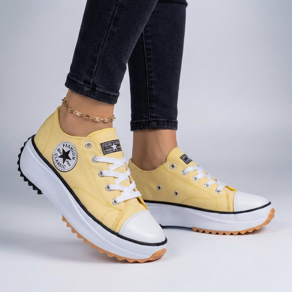 Orthopedic Platform Sneakers for Women – Ergonomic Comfort & Support