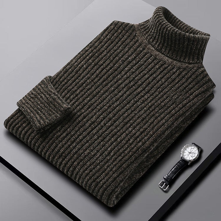 Matteo Turtleneck | Thick Ribbed Knit Winter Sweater