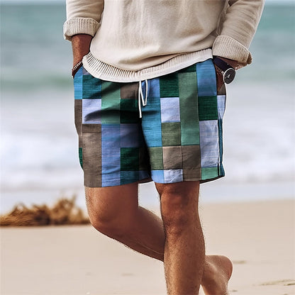 Men's swim shorts – Quick-drying – Regular fit – Adjustable waist – Mid-thigh