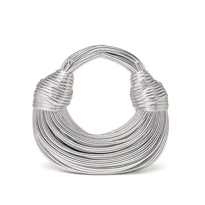Alessandra Sculptural Handbag | Knotted Detail Handbag