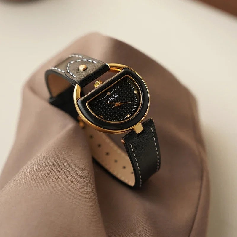 Chiara Half-Moon Wristwatch | Tortoiseshell Wristwatch