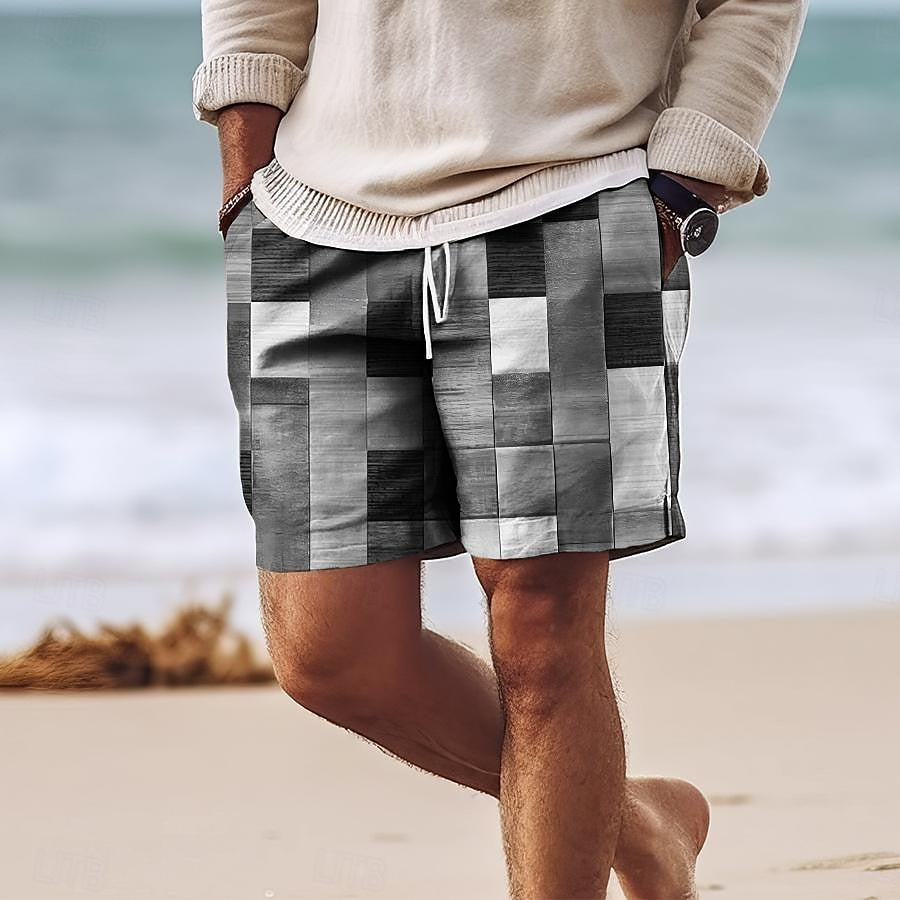 Men's swim shorts – Quick-drying – Regular fit – Adjustable waist – Mid-thigh