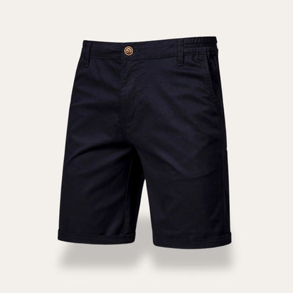 Men's shorts – Classic fit – Breathable natural fibers – Mid-thigh length