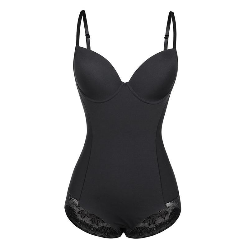 Women's bodysuit – Shaping cut – Adjustable straps – Lace trim – Comfortable support