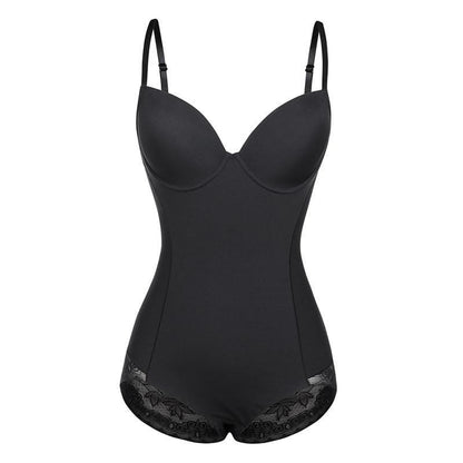 Women's bodysuit – Shaping cut – Adjustable straps – Lace trim – Comfortable support