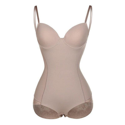 Women's bodysuit – Shaping cut – Adjustable straps – Lace trim – Comfortable support