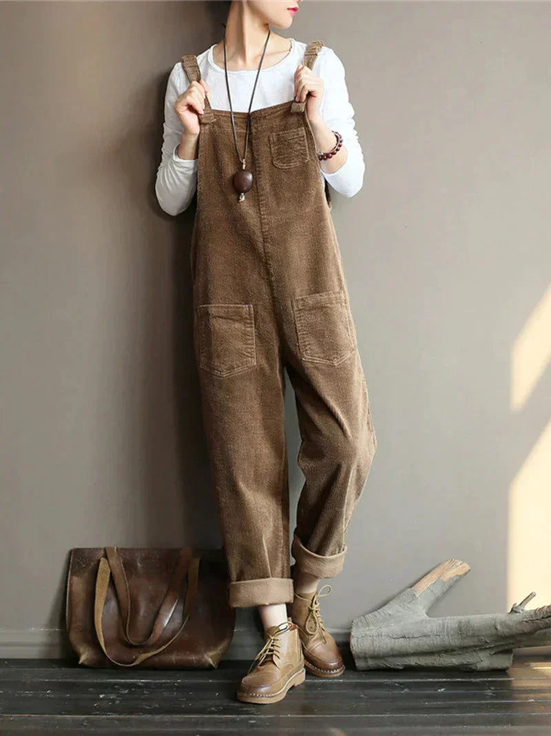 Alessia Relaxed Fit Overall | Adjustable Straps Overall