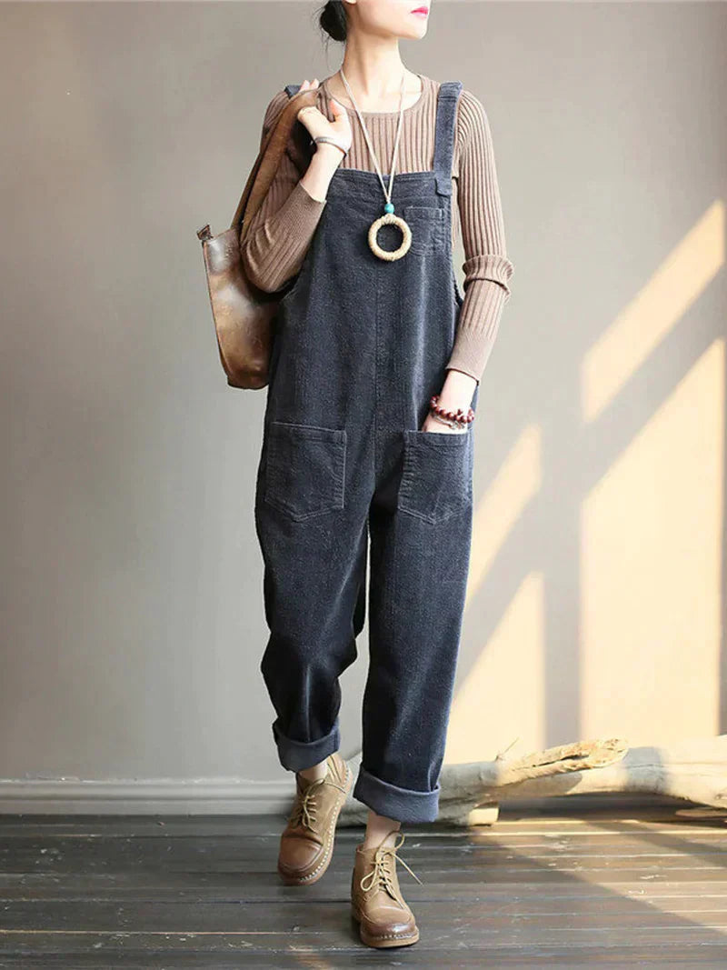 Alessia Relaxed Fit Overall | Adjustable Straps Overall