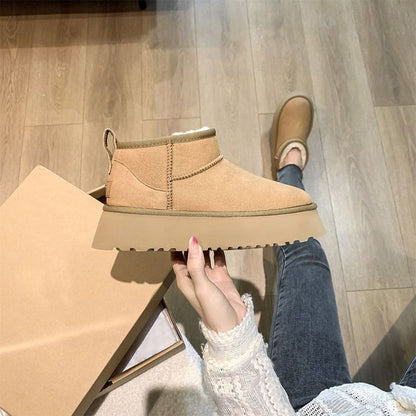 Bianca Ankle Winter Boots | Fleece Lined Winter Boots