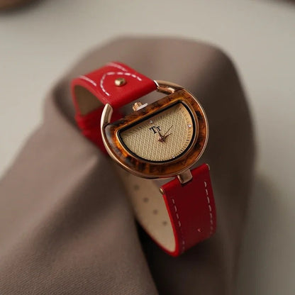 Chiara Half-Moon Wristwatch | Tortoiseshell Wristwatch