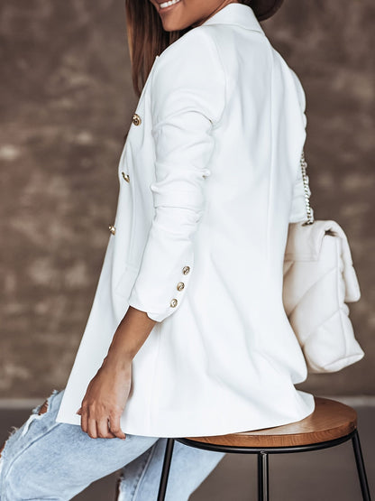 Jennifer Casual Workwear Blazer | Buttoned Blazer