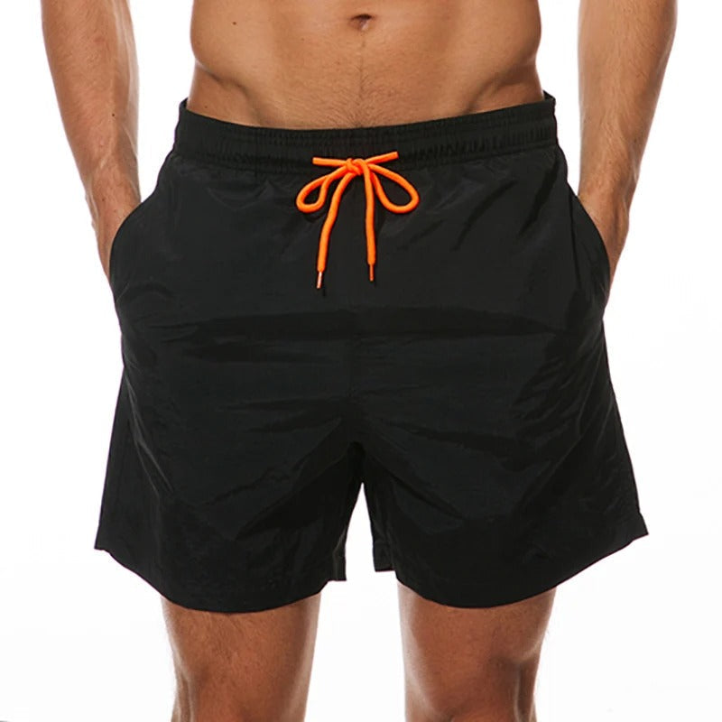 Men's swim shorts – Relaxed fit – Quick-drying – Elastic waistband with drawstring