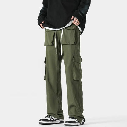 James Relaxed Fit Cargo Pants | Drawstring Waist Cargo Pants