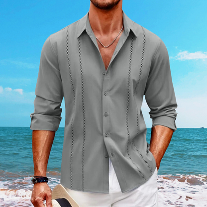 Men's shirt – Relaxed fit – Long sleeves – Breathable fabric – Casual style