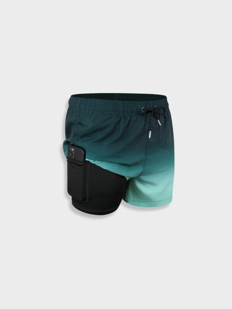 Men's swim shorts – Straight cut – Breathable quick-drying fabric – Adjustable waist