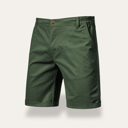 Men's shorts – Classic fit – Breathable natural fibers – Mid-thigh length