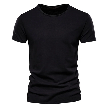 Men's T-shirt – Slim fit – Crew neck – Short sleeves – Breathable knit – Clean style