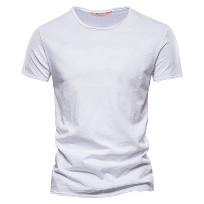 Men's T-shirt – Slim fit – Crew neck – Short sleeves – Breathable knit – Clean style