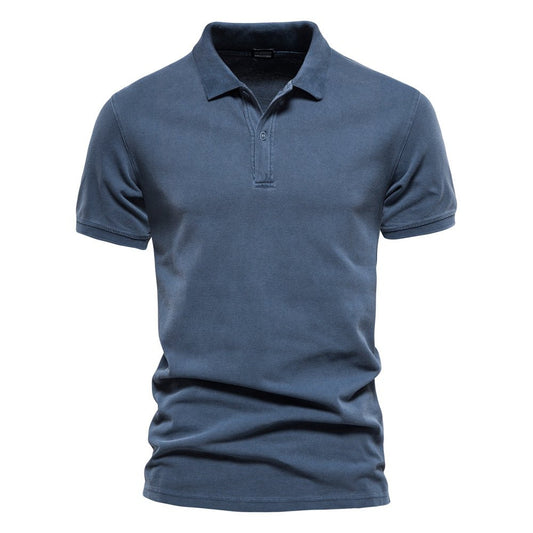 Men's polo – Regular fit – Short sleeves – Soft breathable knit