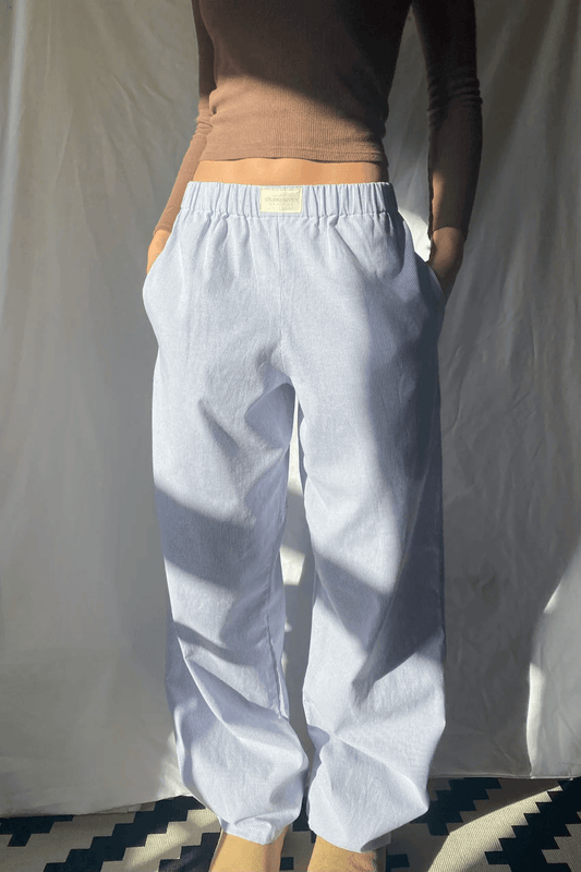 Pantalon de détente femme – Coupe décontractée – Taille élastique – Tissu léger respirant